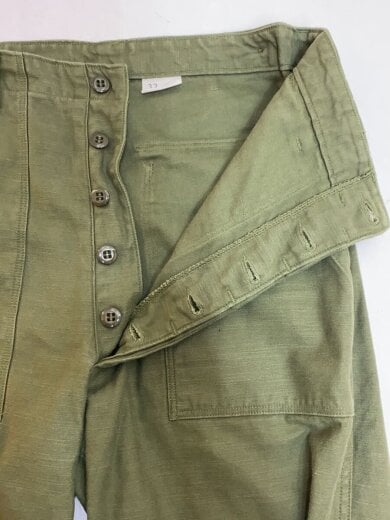 商品画像：UTILITY PANT Back Satin/ボトム/32/コットン/GRN/無地/FEM-001 3