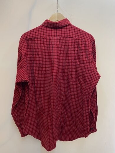 商品画像：CLASSIC FIT/ポニー刺繍/ボタンダウン/長袖シャツ/L/コットン/レッド/チェック 2