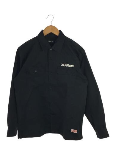 画像：X-LARGE長袖シャツ/M/コットン/ブラック/01191402/L/S OG WORK SHIRT/ワークシャツ1