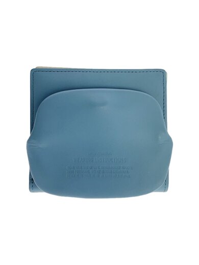 画像：MIHARA YASUHIRO2つ折り財布/レザー/ブルー/メンズ/Folded Wallet & Coin Case1