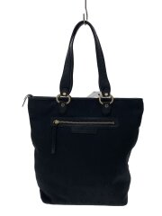 トートバッグ/--/ブラック/総柄/ロゴマニア