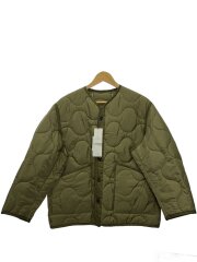 キルティングジャケット/1/ナイロン/カーキ/Quilted Liner Jacket