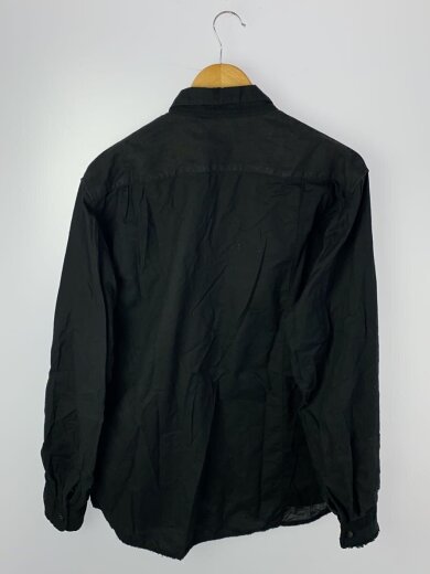 商品画像：長袖シャツ/XL/コットン/ブラック/EK-533/パッチワーク 2