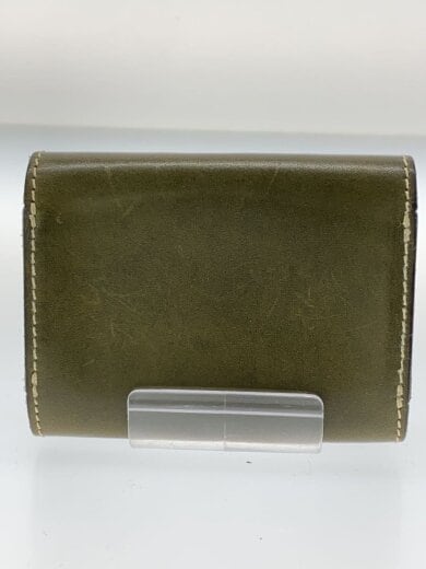 商品画像：3つ折り財布/レザー/カーキ/メンズ 2