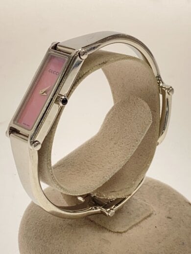 商品画像：クォーツ腕時計/アナログ/ステンレス/PNK/SLV/SS/1500L 2