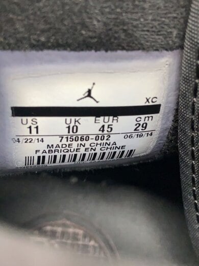 商品画像：AIR JORDAN 1 RETRO HI NYC/ブラック/715060-002/29/スニーカー/靴 5