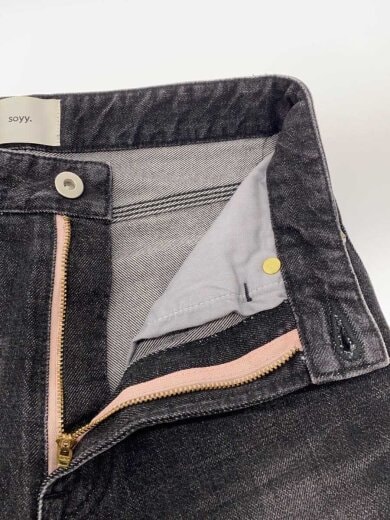 商品画像：soyy./ボトム/0/コットン/ブラック/SOY24SS-PT-003/1ST JEANS 3