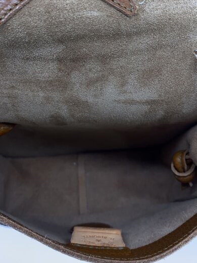 商品画像：ミニショルダーバッグ/レザー/ブラウン 6