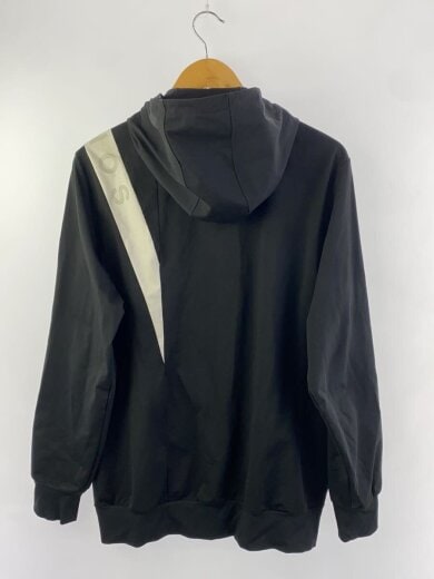 商品画像：ジップパーカー/M/ポリエステル/ブラック/C04-PK-2508ST 2