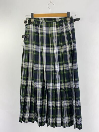 商品画像：ロングスカート/FREE/ポリエステル/グリーン/チェック/GF222BG14022 2