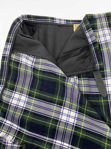 商品画像：ロングスカート/FREE/ポリエステル/グリーン/チェック/GF222BG14022 3