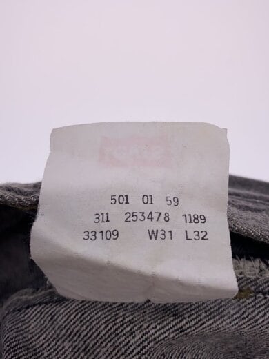 商品画像：ストレートパンツ/31/デニムパンツ/ジーンズ/グレー/501 5