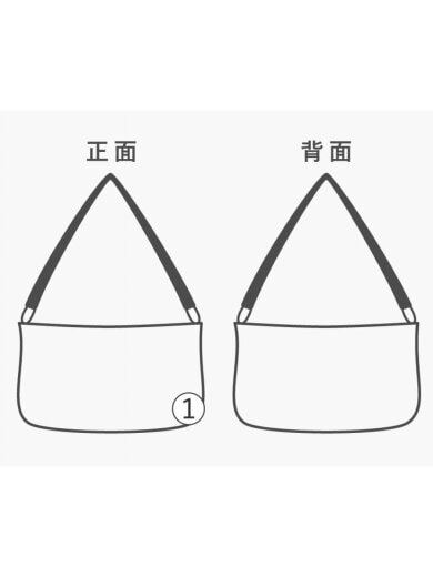商品画像：ハンドバッグ/ブラウン 8