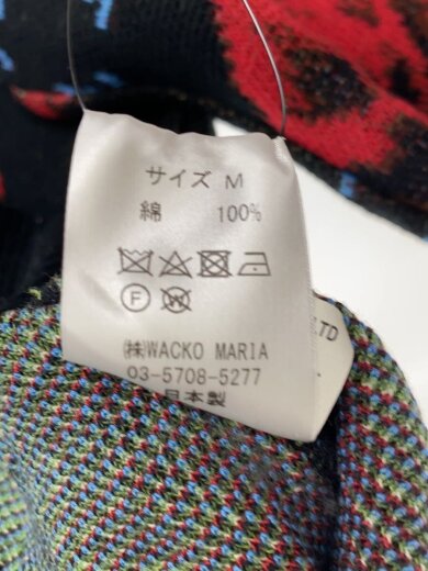 商品画像：ニット・セーター(厚手)/M/コットン/ブラック/総柄// 4