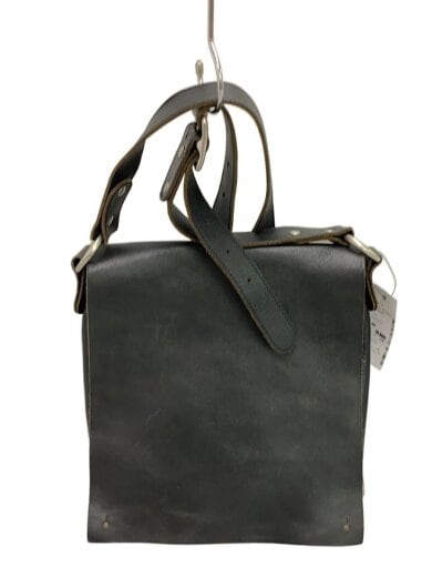 商品画像：ショルダーバッグ/レザー/BLK/無地 1