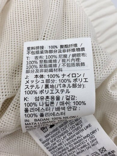 商品画像：ナイロンジャケット/XL/ナイロン/WHT/IH5962-030 4