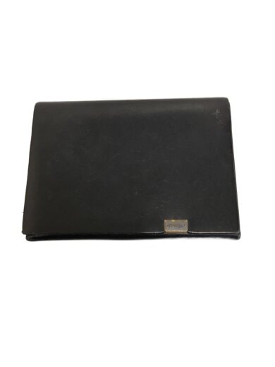 商品画像：3つ折り財布/レザー/BLK/メンズ 1