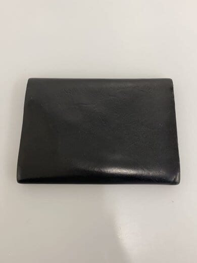 商品画像：3つ折り財布/レザー/BLK/メンズ 2