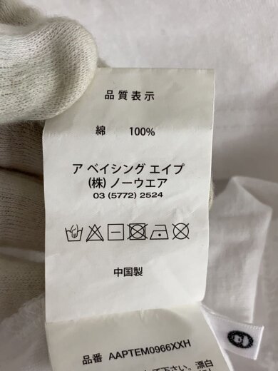 商品画像：Tシャツ/XXL/コットン/WHT/AAPTEM0966XXH// 4