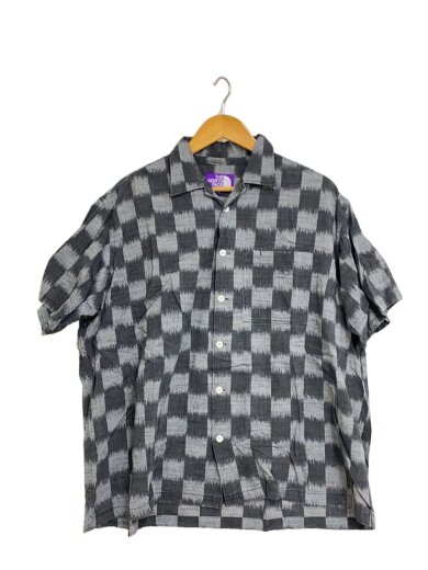 商品画像：半袖シャツ/L/コットン/BLK/チェック/NT3418N// 1