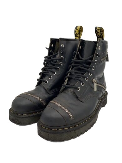 商品画像：レースアップブーツ/UK10/BLK/レザー 1