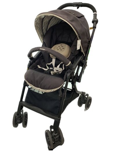 画像：Combiベビーカー/BLK/通常シート1