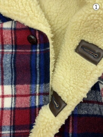 商品画像：ジャケット/M/ウール/マルチカラー/TJK-F1109 6