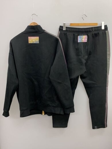 商品画像：ジャージ/XL/ポリエステル/BLK 2