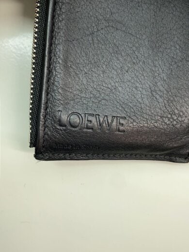 商品画像：3つ折り財布/レザー/BLK/メンズ 3