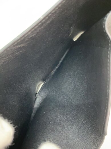 商品画像：3つ折り財布/レザー/BLK/メンズ 5