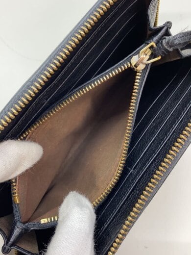 商品画像：長財布/レザー/BLK/レディース// 5