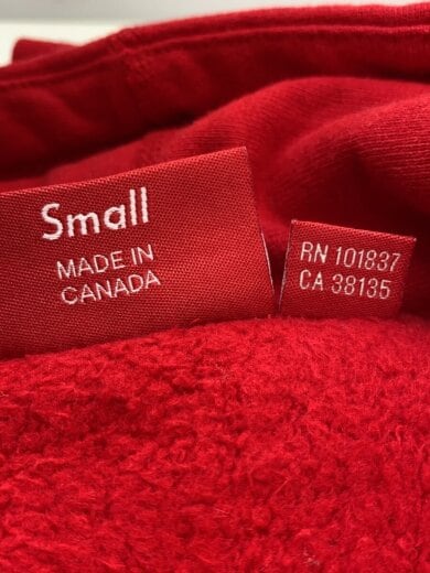 商品画像：パーカー/S/コットン/RED/RN101837 4