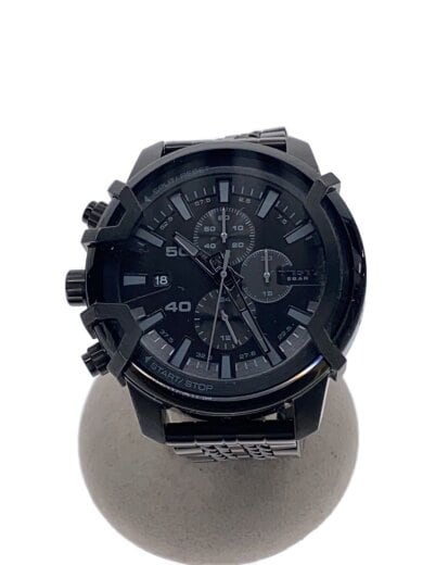 商品画像：クォーツ腕時計/アナログ/ステンレス/BLK/BLK/SS/dz-4579 1