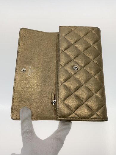 商品画像：長財布/レザー/GLD/レディース// 4