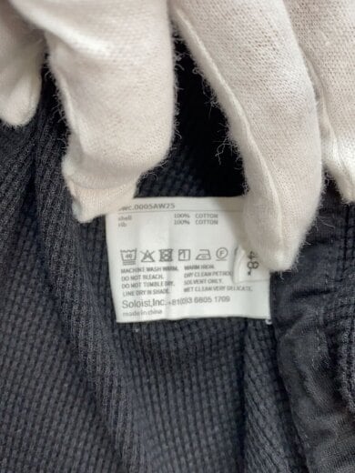 商品画像：ニット・セーター(薄手)/48/コットン/BLK/無地/swc.0005AW25 4