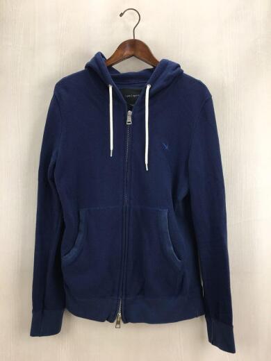 画像：1piu1uguale3鬼鹿の子フードZIPパーカー/パーカー/57/コットン/ネイビー/紺/ダブルジップ/メンズ1