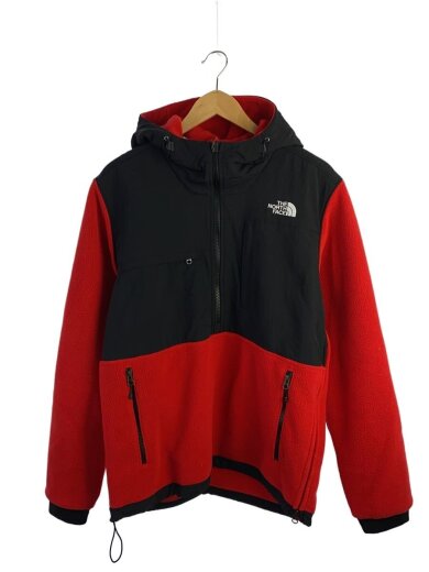 商品画像：フリースジャケット/M/ポリエステル/RED/無地/nf0a3mmtkz3/ハーフジッププルオーバー 1