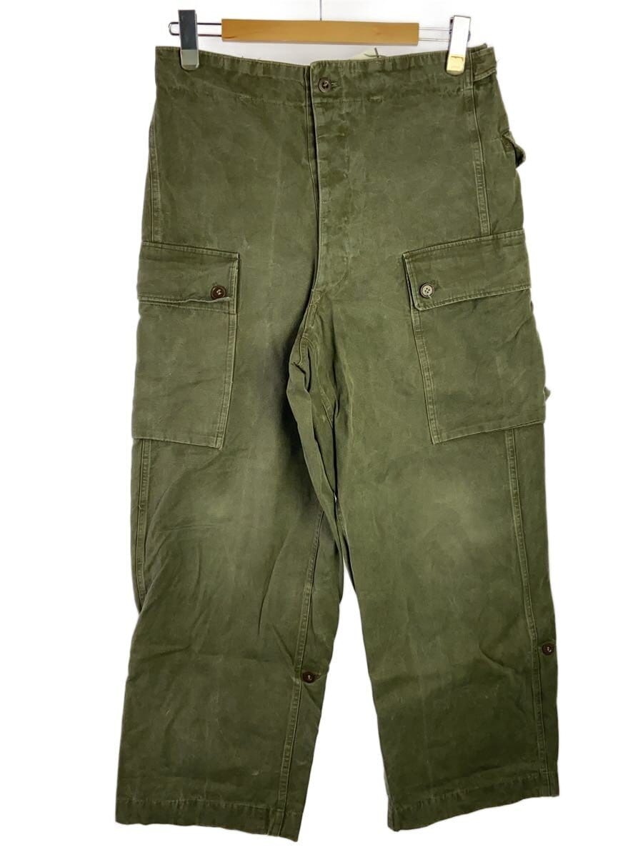 MILITARY / カーゴパンツ/--/コットン/KHK/無地