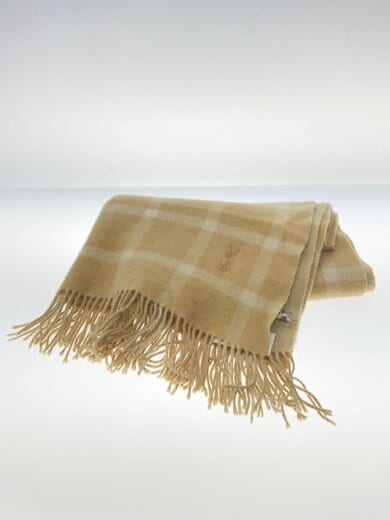 商品画像：ストール/カシミア/BEG/レディース/チェック 1