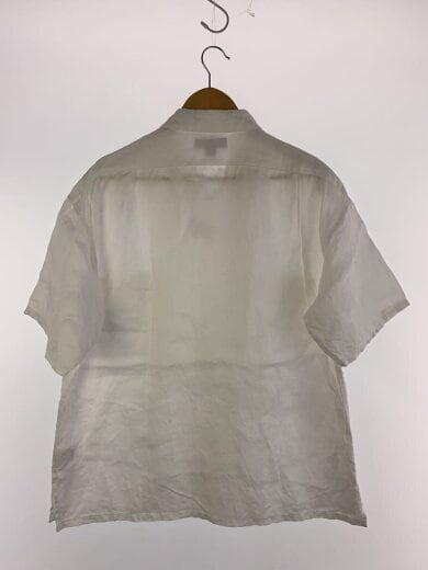 商品画像：解禁半袖シャツ/リネン/50/ホワイト/無地/8050-00-11005 2