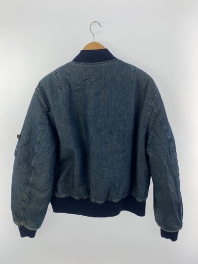 商品画像：フライトジャケット/L/デニム/IDG/20040-92/MA-1/裏地ボア 2