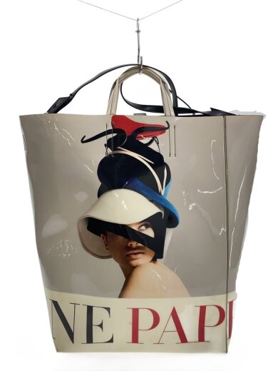 商品画像：バッグ/PVC/プリント/19ss/Baker PVC tote/ACNE PAPER/トートバッグ 1