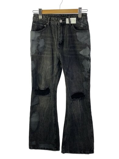 商品画像：ボトム/M/コットン/BLK/フレアデニム// 1