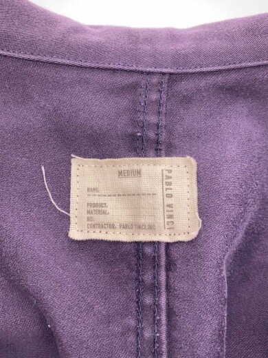 商品画像：PABLO VINCI/Moleskin work jacket/M/コットン/PUP/PBL-24SS-JK02 3