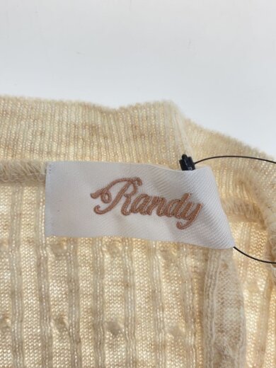 商品画像：ニット・セーター(厚手)/--/ポリエステル/BEG/アンサンブル/半袖ニット/カーディガンセット 3