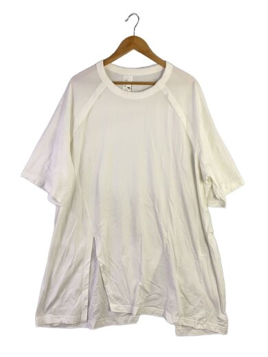 商品画像：Tシャツ/3/コットン/WHT/無地/GA-T18-040/前ラグランスリットT// 1
