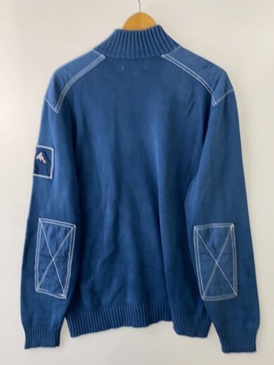 商品画像：ニット・セーター(厚手)/XL/コットン/BLU/無地// 2