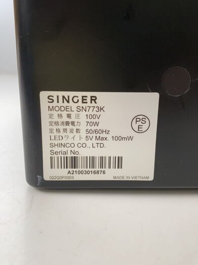 商品画像：ミシン SN773K 6