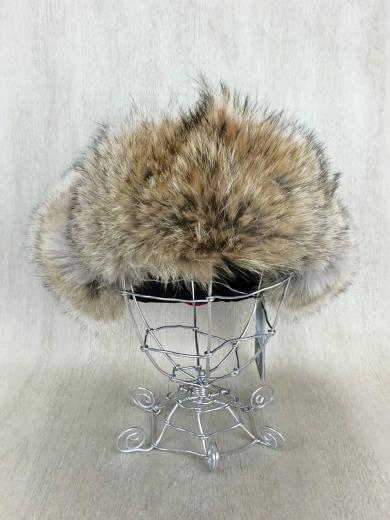 画像：CANADA GOOSEキャップ/BLK/ナイロン/Aviator Hat/ボンバーキャップ1