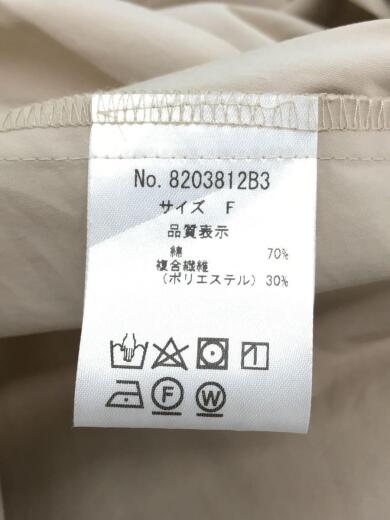 画像：BARNEYS NEWYORKバーニーズニューヨーク/ノースリーブワンピース/FREE/コットン/BEG/無地/82038124